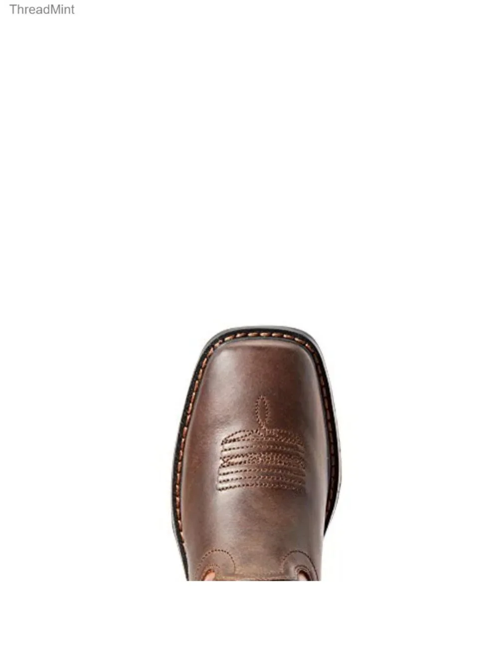 Workhog Wide Square Toe Boots Leather Water Resistant Kids Size